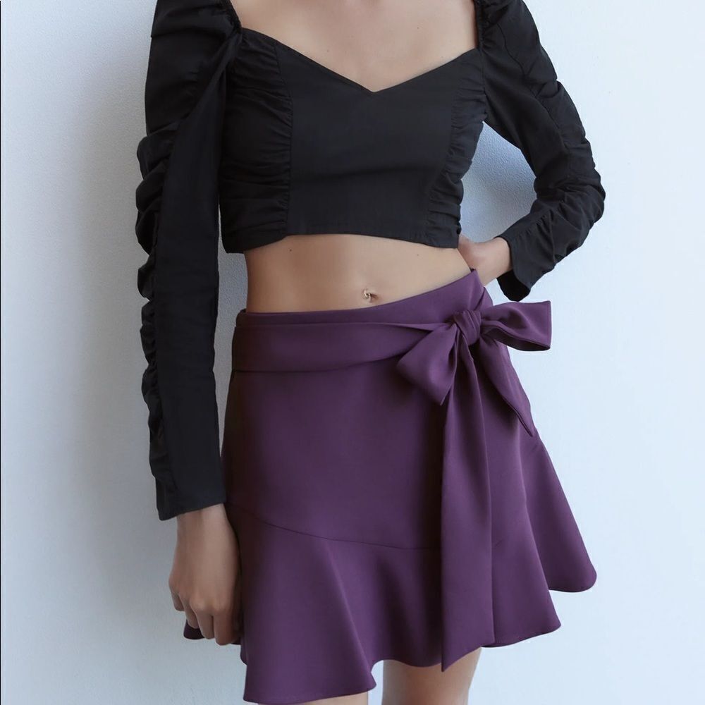 Zara belted skort